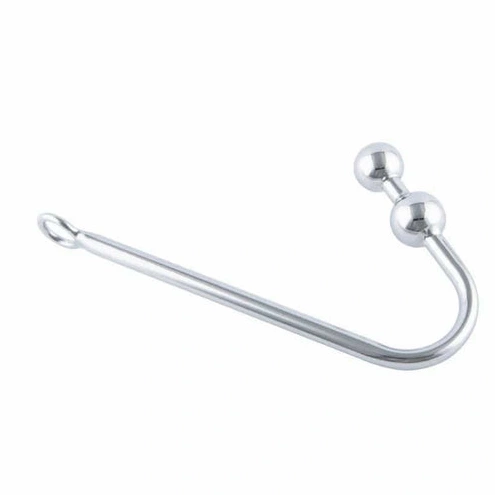Anal Hooks Balls 4417 Two Anal Pleasurable Hook Steel Stainless 0129